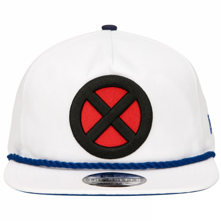 X-Men Logo White Colorway New Era Adjustable Golfer Rope Hat